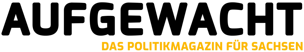 AUFGEWACHT! Das politische Magazin für Sachsen Logo