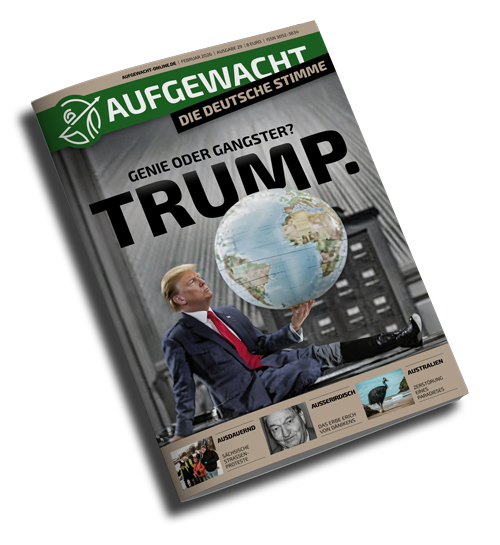 Mockup AUFGEWACHT 2-26: Trump