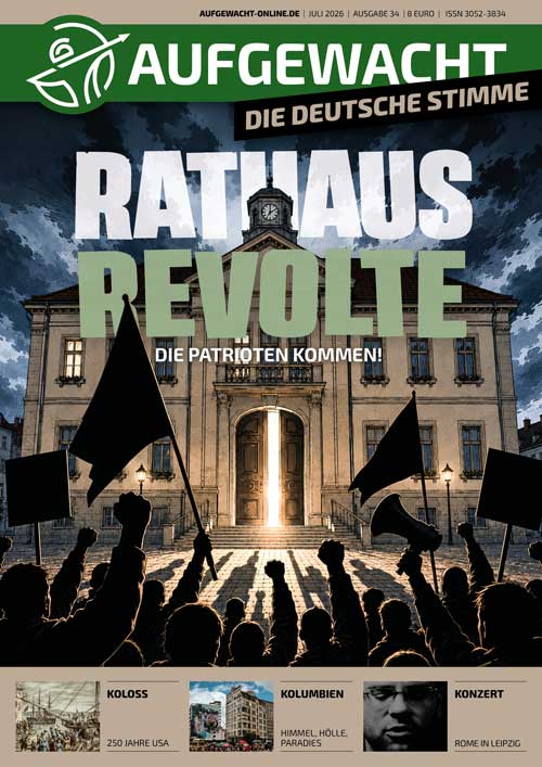Cover Aufgewacht 7-26 "Rathausrovolte"